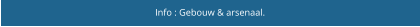 Info : Gebouw & arsenaal.