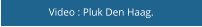 Video : Pluk Den Haag.