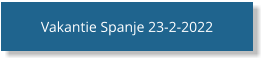 Vakantie Spanje 23-2-2022